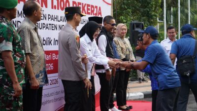Ribuan Pekerja Kediri Bertolak ke Nganjuk, Mbak Wali: Marsinah Simbol Perjuangan Buruh
