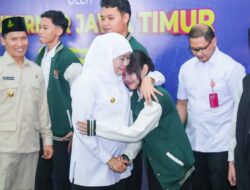 Diberangkatkan Gubernur Khofifah, Ribuan Alumni SMK Siap Magang Luar Negri Sekaligus Jadi Pahlawan Devisa