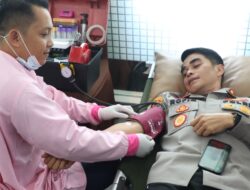 Sambut Hari Bhayangkara ke-80, Polresta Banyuwangi Hadirkan “Kado Sehat” Donor Darah dan cek Kesehatan Gratis
