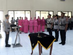 Sertijab Perwira Pertama, Kapolres Blitar Kota Beri Pesan Menyentuh