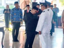 Bupati Mojokerto Gus Barra Lantik 30 Pejabat Setingkat Camat dan Sekcam   