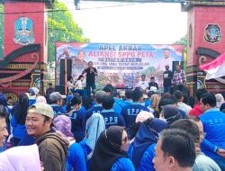 Dukung MBG, Ribuan Relawan dan Simpatisan Aliansi SPPG Peta Blitar Raya Gelar Aksi Damai