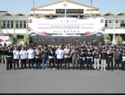 Jelang Giat Organisasi di Bulan Suro Pemkab Jember,TNI/Pplri dan PSHT Apel Kebangsaan