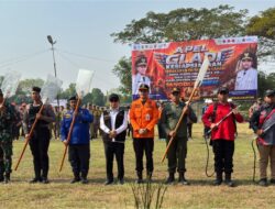 Masuki Bencana Kekeringan BPBD Gelar Apel Gladi Siaga Karhutla Bersama Aplikasi Mojo Mandala