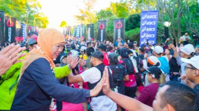 Khofifah Lepas Ribuan Pelari International Trail Running 2026, Perkuat Sport Tourism Jatim