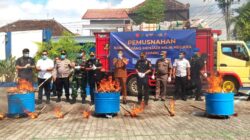 Pemkot Blitar dan APH Musnahkan 1,9 Juta Batang Rokok Ilegal, Selamatkan Potensi Penerimaan Negara Rp1,8 Miliar