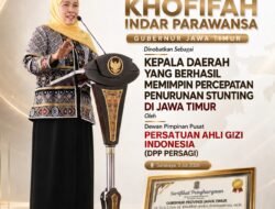 Khofifah Raih Penghargaan Persagi Berkat Keberhasilan Turunkan Stunting