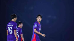 Muhammad Firli saat memperkuat Persik Kediri dalam laga Super League 2025/2026 di Stadion Brawijaya.