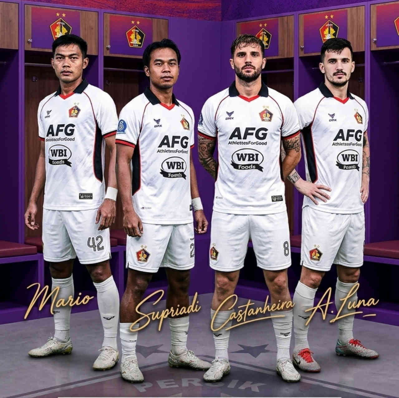 Persik Kediri melepas empat pemain yakni Vava Mario Yagalo, M. Supriadi, Telmo Castanheira, dan Adrian Luna usai berakhirnya Super League 2025/2026.