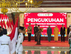 Bupati Mojokerto Kukuhkan Paskibra HUT ke 81 RI/2026 