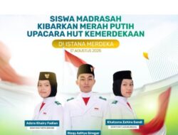 Tiga Siswa Madrasah Tembus Paskibraka Nasional, Wakili Riau, Banten, dan Sumsel di Istana Merdeka