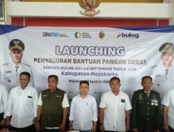 Bulog Mojokerto Launching PBP, Salurkan 13,5 Ton Beras untuk 451 Warga Bendunganjati