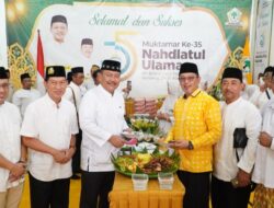 Ali Mufthi Resmikan Posko Golkar untuk Dukung Muktamar NU ke-35 di Jombang