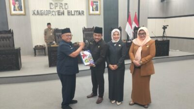 Paripurna DPRD Kabupaten Blitar Penyampaian  Bupati Tentang KUA-PPAS 2026