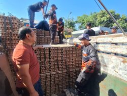 BPBD Jatim Fasilitasi Bantuan Telur Blitar ke NTT