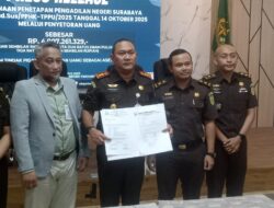 PNBP Kejari Tanjung Perak Tembus Rp8,86 Miliar, Setoran Aset TPPU Jadi Pendorong