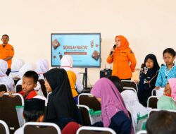 Diawali di Kota Pasuruan dan Gresik, Kolaborasi BPBD Jatim Kenalkan Edukasi Bencana di Sekolah Rakyat Se-Jatim