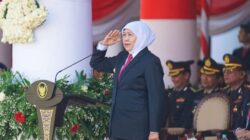 HUT ke 81 Kemerdekaan RI di Grahadi, Khofifah :Sektor Pertanian Jatim Lebih Unggul