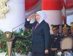 HUT ke 81 Kemerdekaan RI di Grahadi, Khofifah :Sektor Pertanian Jatim Lebih Unggul