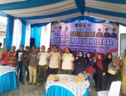 Cegah Peredaran Rokok Bodong, Pemkot Blitat Ajak PKL Gempur Rokok Ilegal