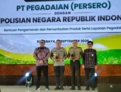 PT Pegadaian Kanwil XII Surabaya Resmi Jalin Sinergi Strategis Penuh Bersama POLRI