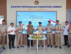 Peringati HANTARU ke-66, Kantah Jember Komitmen Tingkatkan Pelayanan