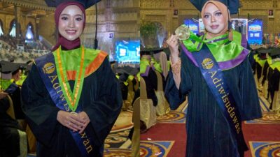 Dua Wisudawan Terbaik Unesa Periode 122 Buktikan Ilmu Bisa Jadi Solusi