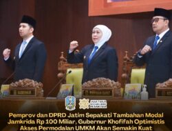 Pemprov dan DPRD Jatim Sepakati Modal Jamkrida Rp100 Miliar