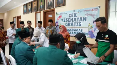 LDII Jatim Bersama Dinkes Gelar Gerakan Serentak CKG