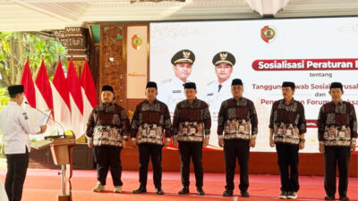 Perkuat Kolaborasi Dunia Usaha, Bupati Mojokerto Kukuhkan Forum Pelaksana TSP