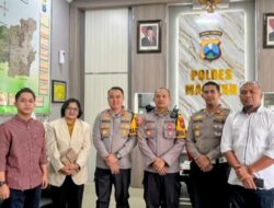 Bertemu Kapolres Magetan, Diana Sasa Soroti Keselamatan Jalan dan Penanganan Karhutla