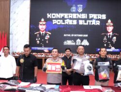 Komitmen Nyata Tangkal Peredaran Narkoba di Wilayah, Polres Blitar Bekuk Pelaku Pengedar Sabu