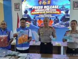 Polisi Bongkar Jaringan Pencurian Suku Cadang Kapal