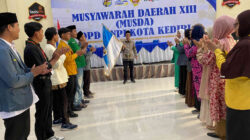 Munjidul Ibad kembali memimpin DPD KNPI Kota Kediri dalam Musda XIII.