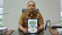 Tetuko Erwin Sukarno, Plt Kepala BPPKAD Kota Kediri, menyosialisasikan program penghapusan denda PBB-P2 tahun 2002–2026.